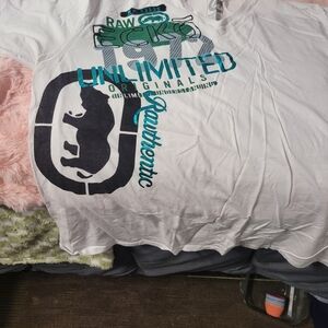 Echo White Graphic Tee